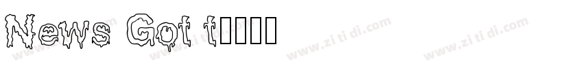 News Got t字体转换